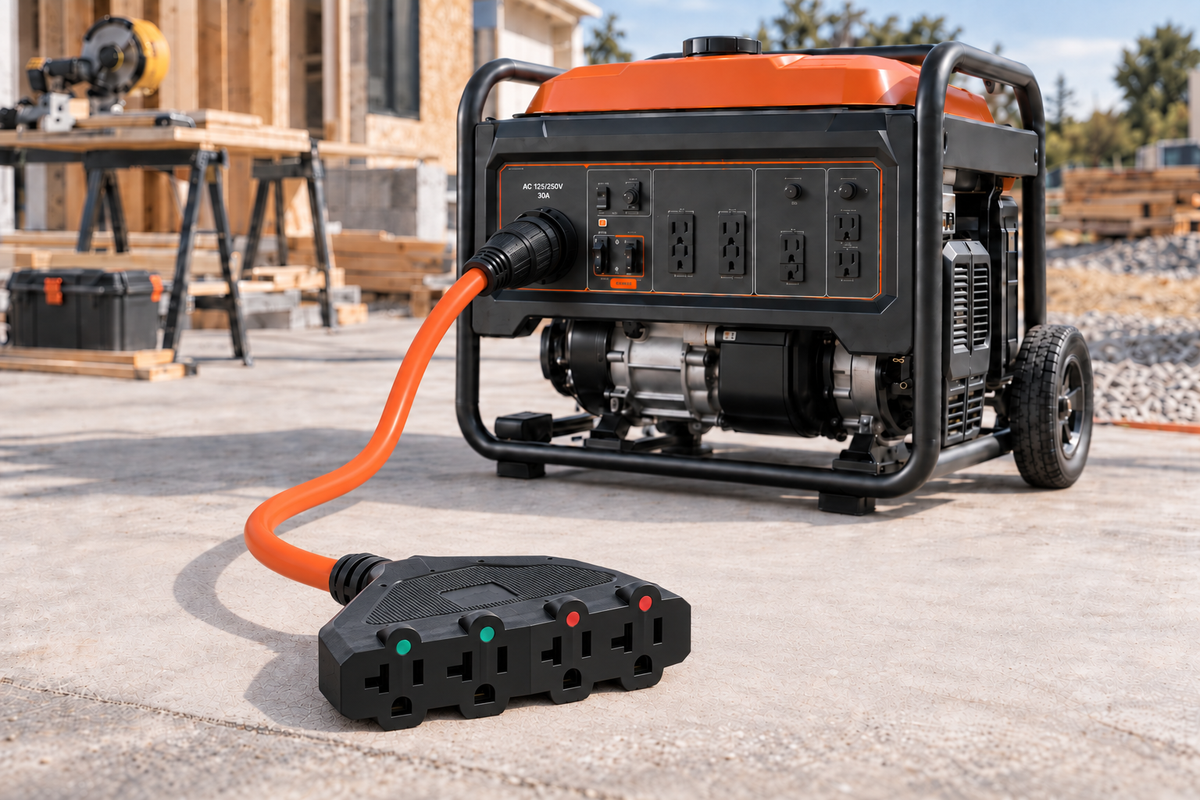 Generator Power Cord Adapters and Splitters: How to Use Every Outlet Safely