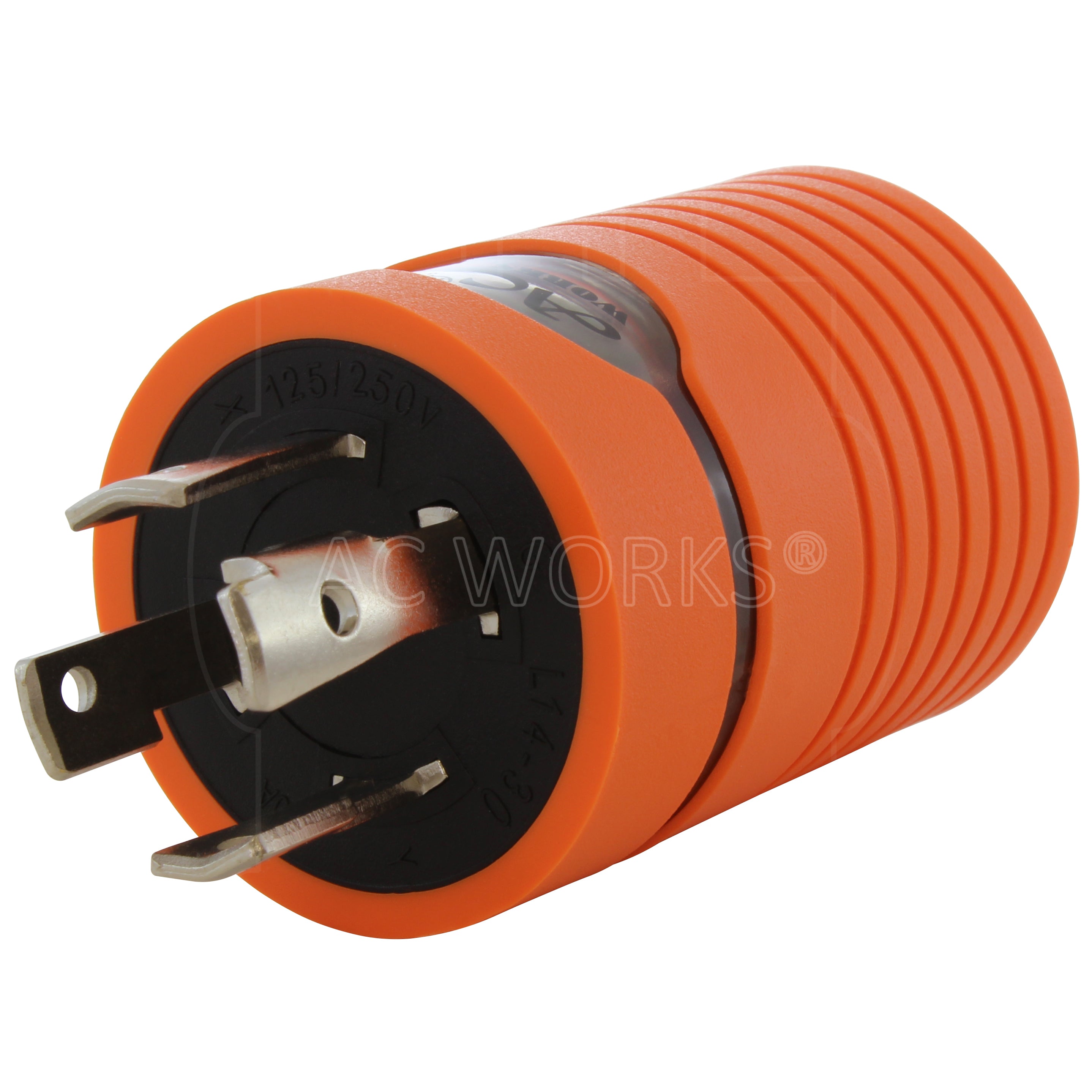 4-prong to 3-prong locking connector