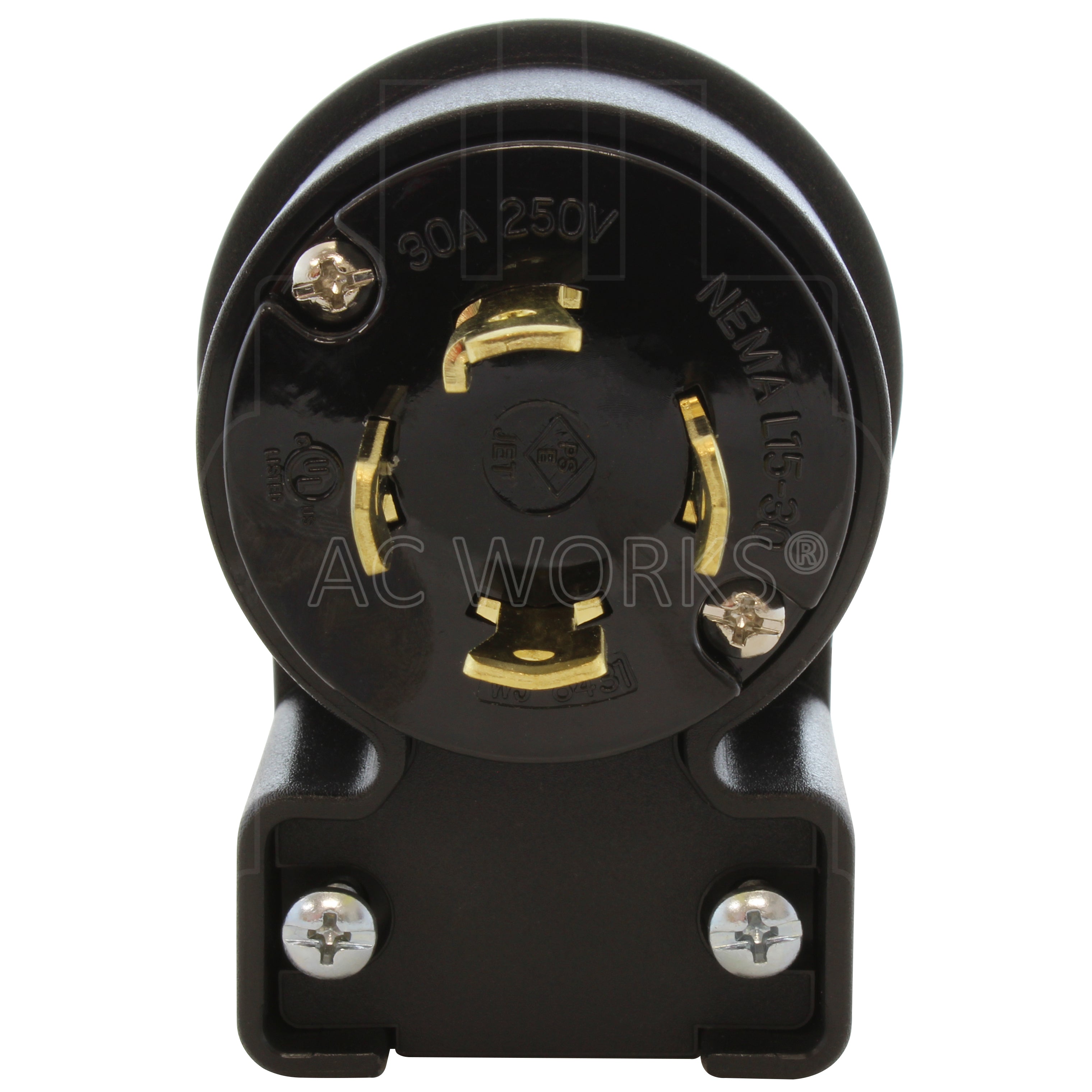 L15-30 male plug assembly