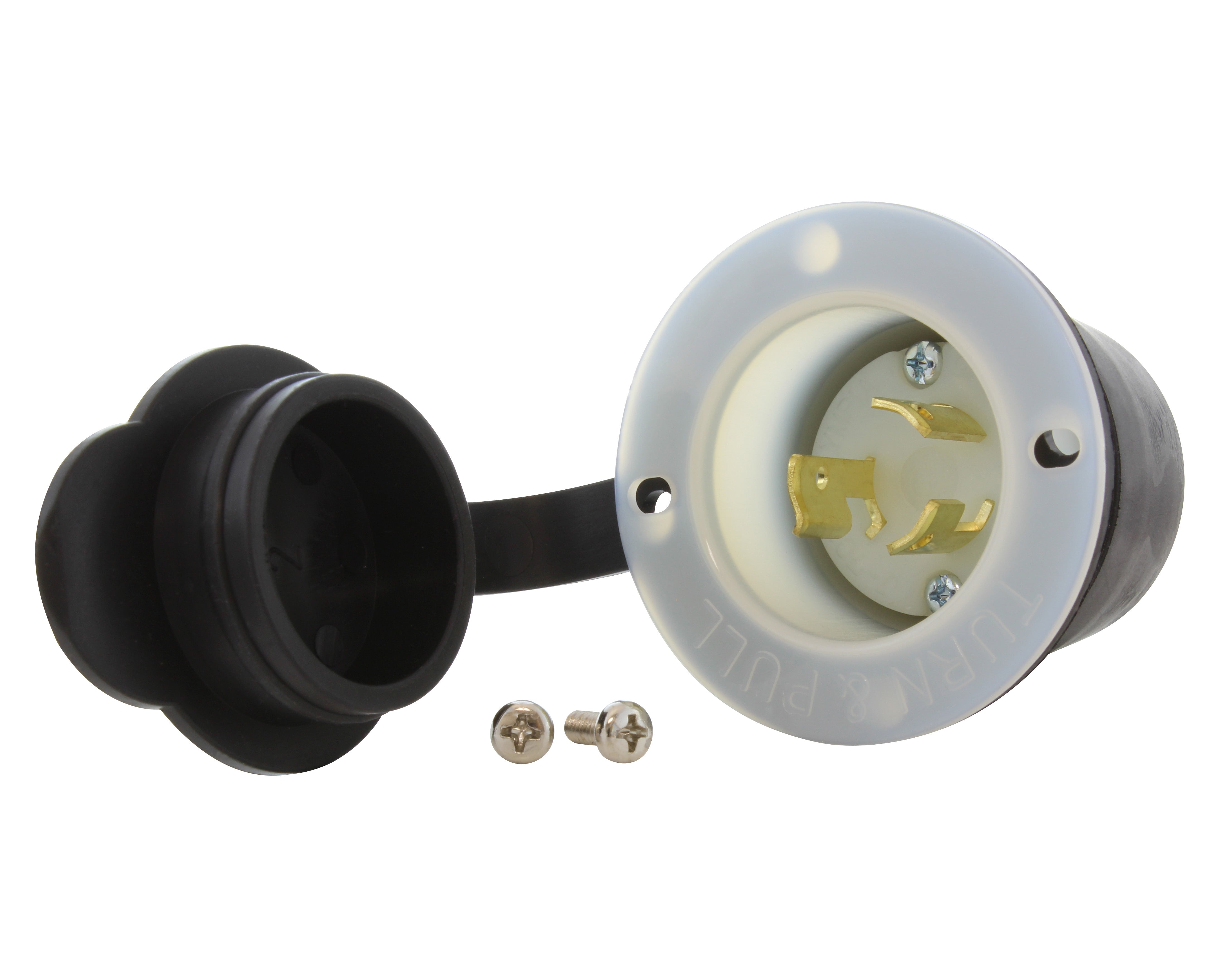 NEMA L6-15P 3-prong 250V 15A inlet