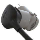 AC WORKS® [EV1430MS] EV Charging Adapter NEMA 14-30P 4-Prong Dryer Plug to Tesla EV Charging