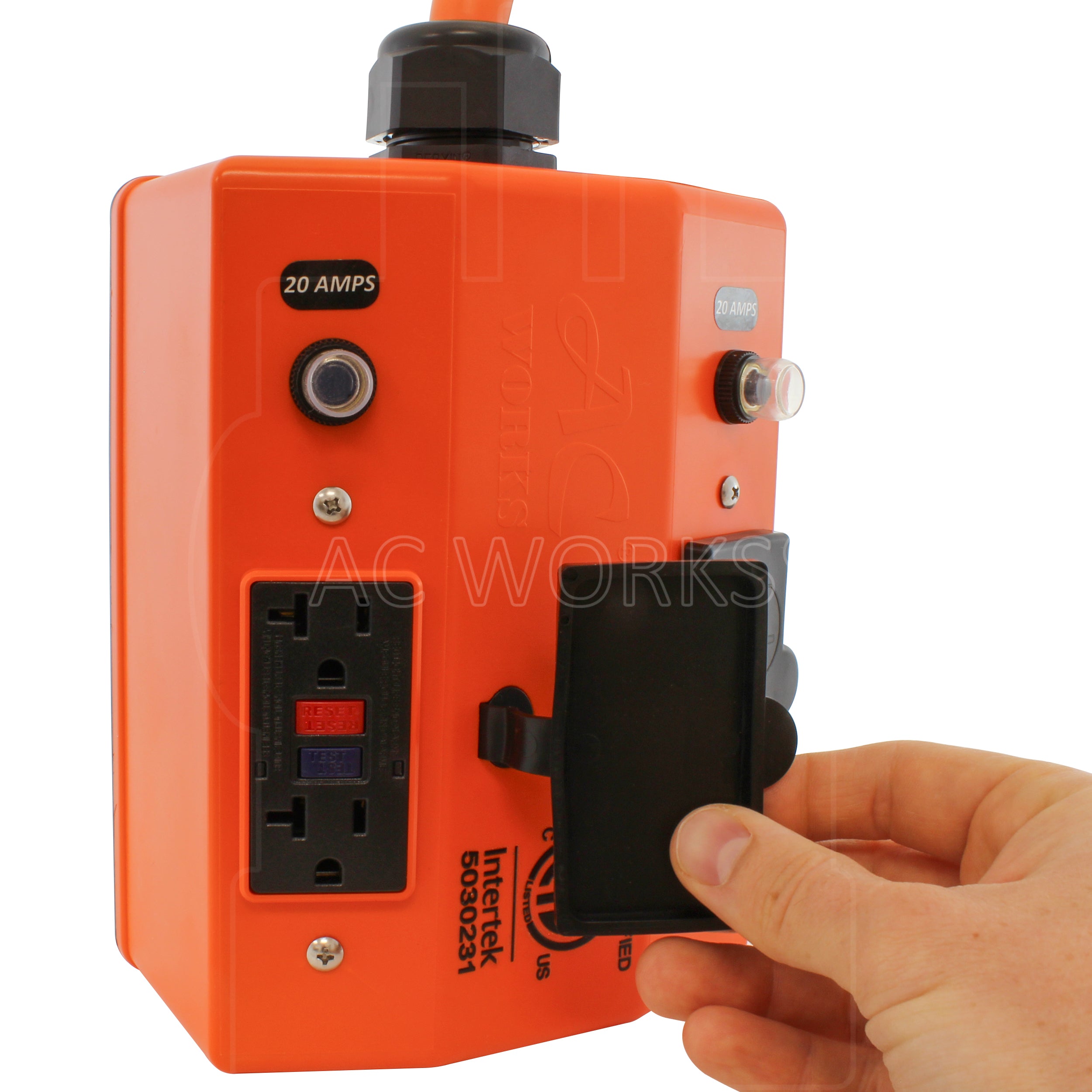 NEMA 5-15/20, 20 Amp, GFCI T-blade Household Connectors