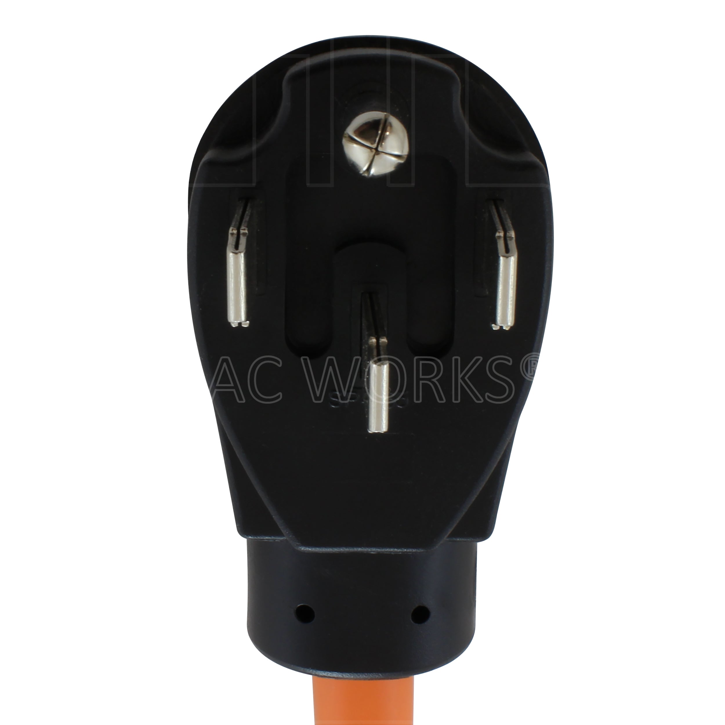 NEMA 14-50P, 1450 male plug, 4-prong range plug, 50 amp generator plug