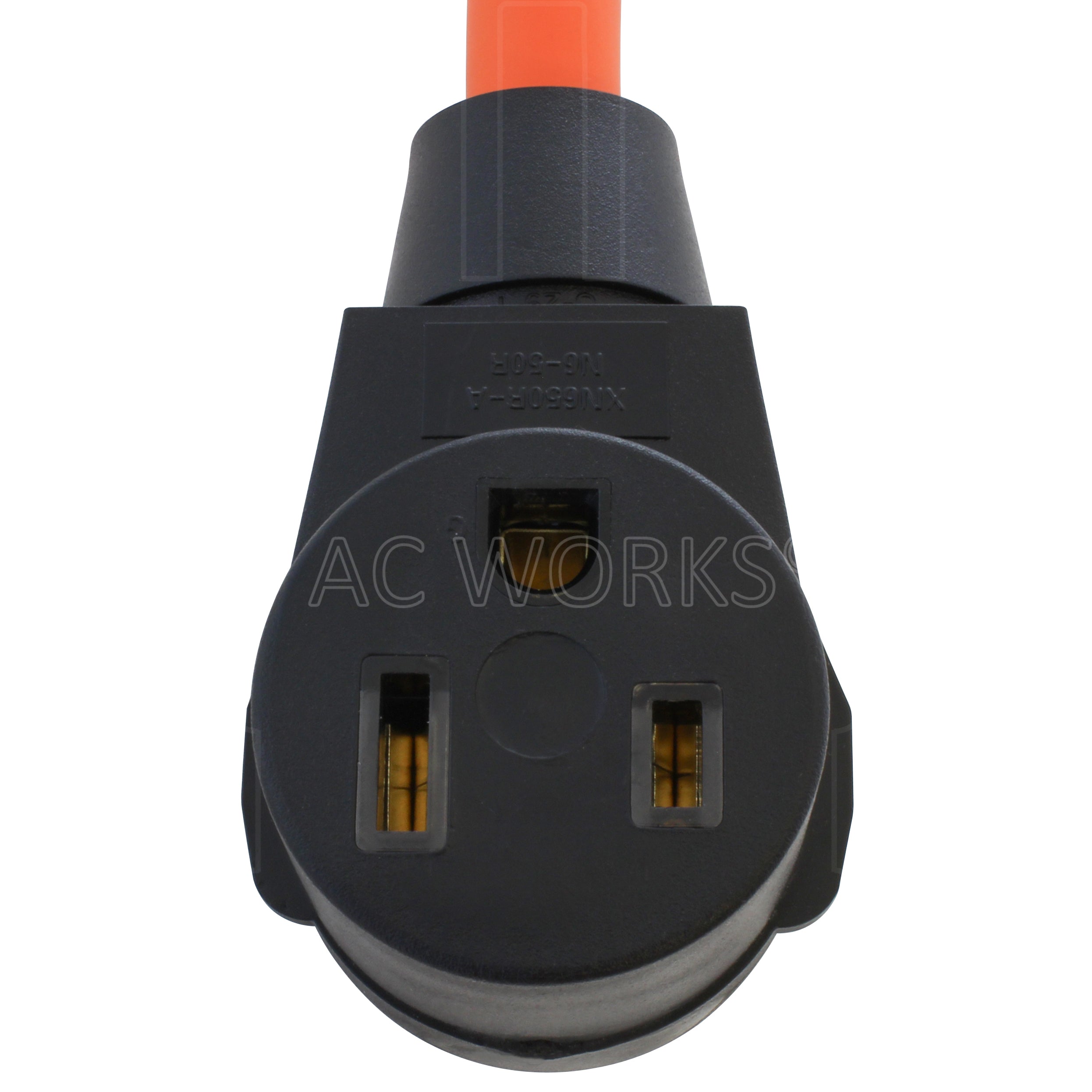 NEMA 6-50R 3-prong 50A 250V female connectr