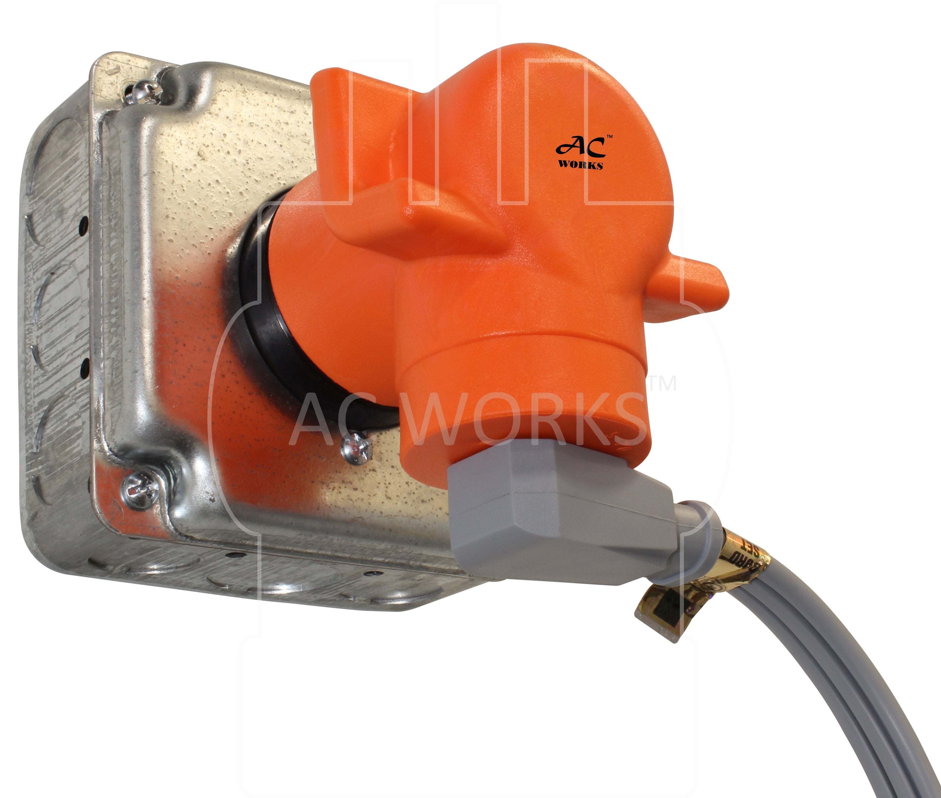 electric cooking range outlet to household connection