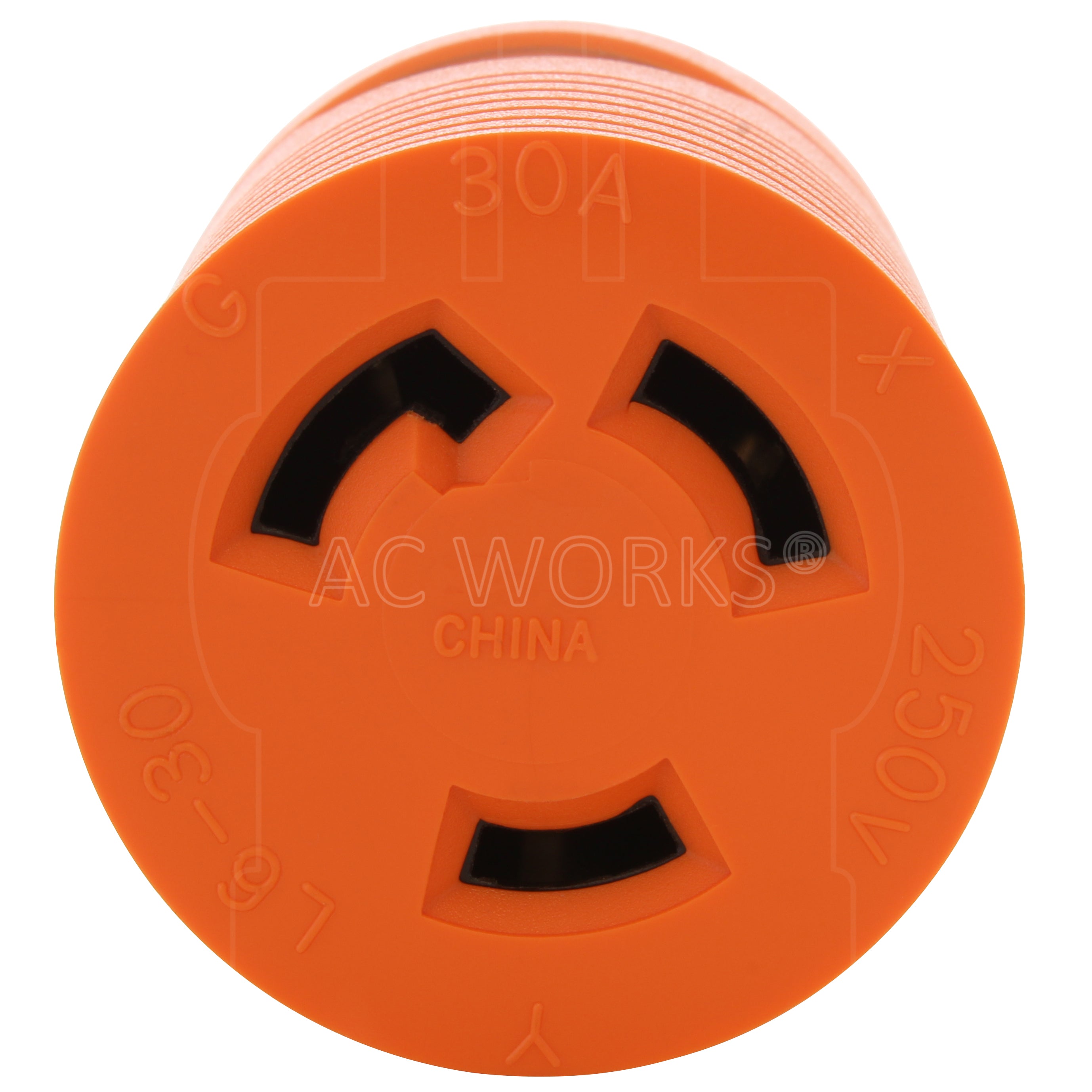 NEMA L6-30R 30A 250V 3-prong locking connector