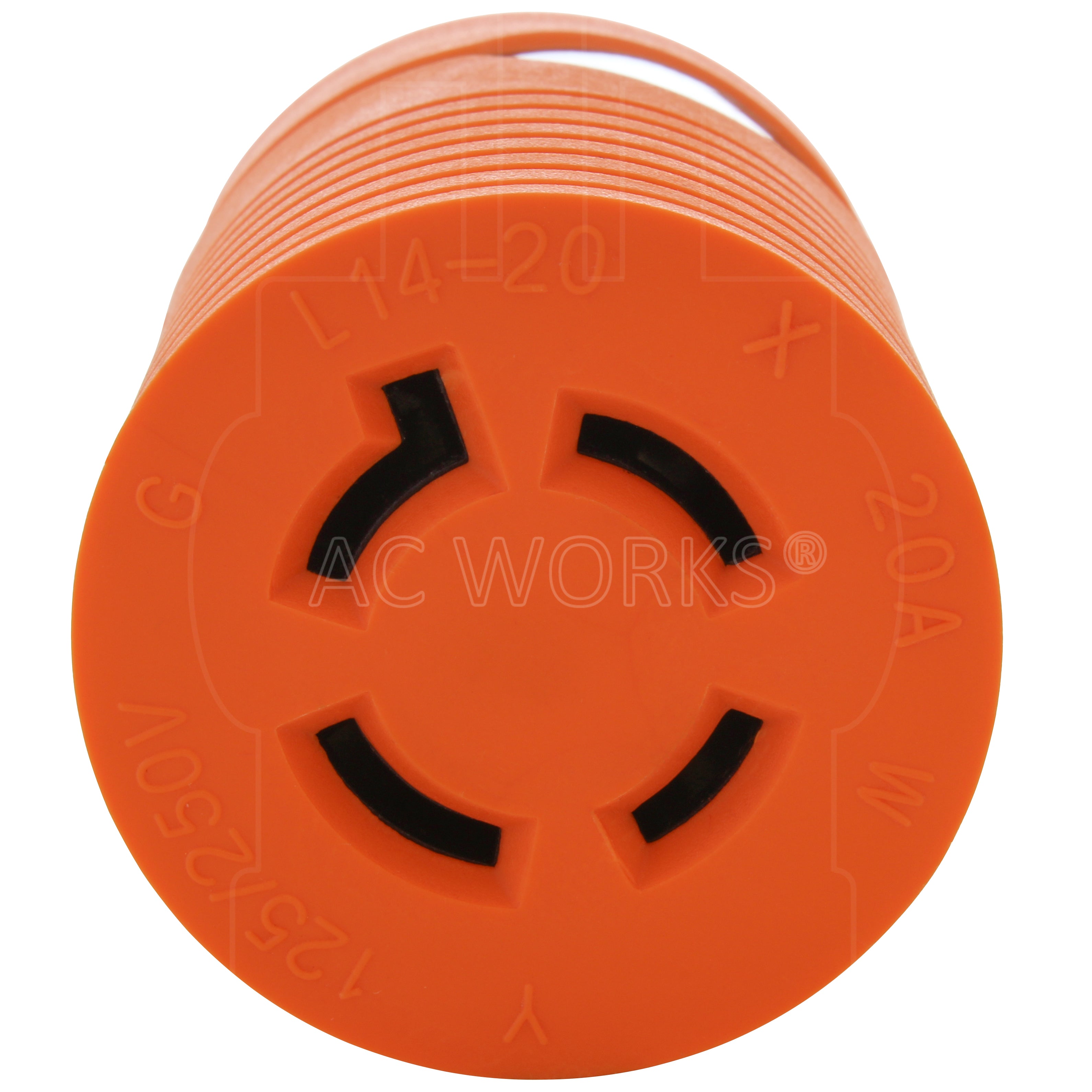 NEMA L14-20R 20A 125/250V 4-prong female connector