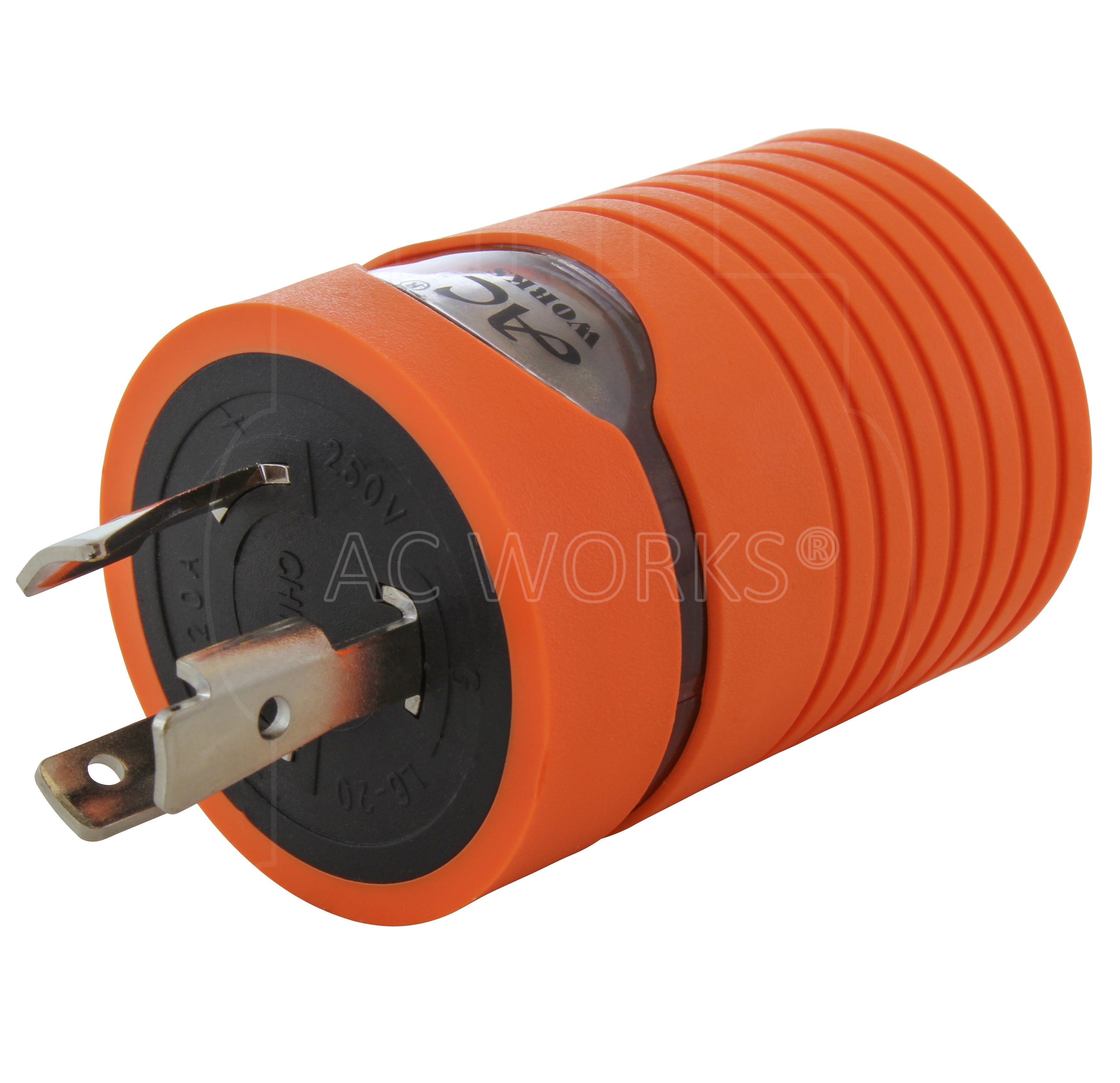 3-prong to 4-prong locking adapter