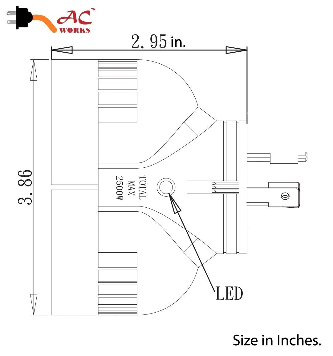 ADVL520L520, AC Works, AC Connectors, V-DUO adapter, multi adapter, V outlet adapter