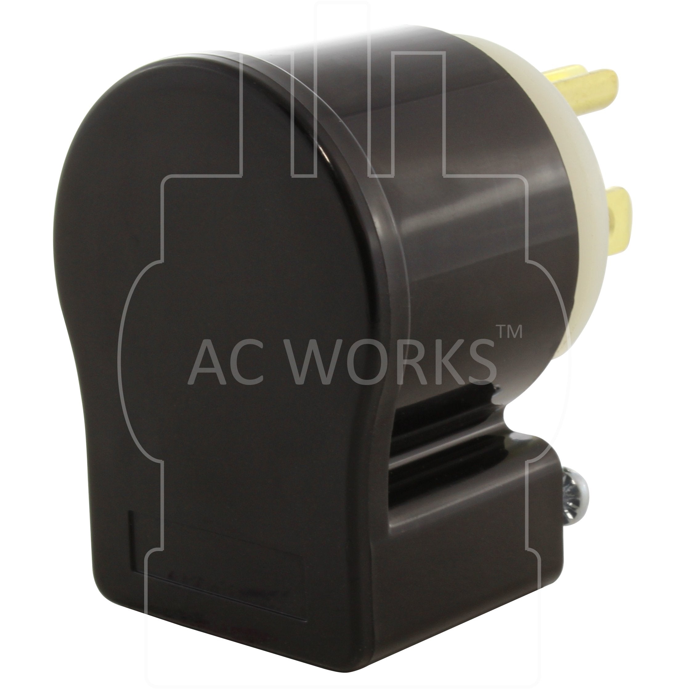 right angle medical grade plug, elbow medical grade plug,