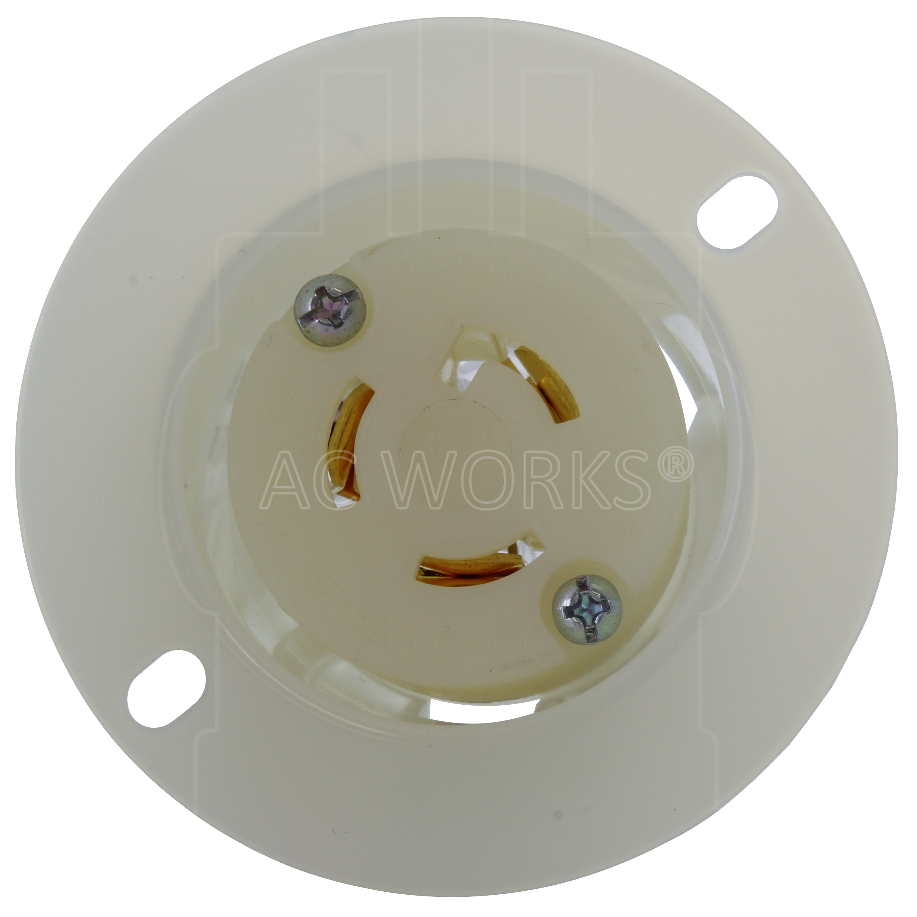 3-prong locking 15A outlet