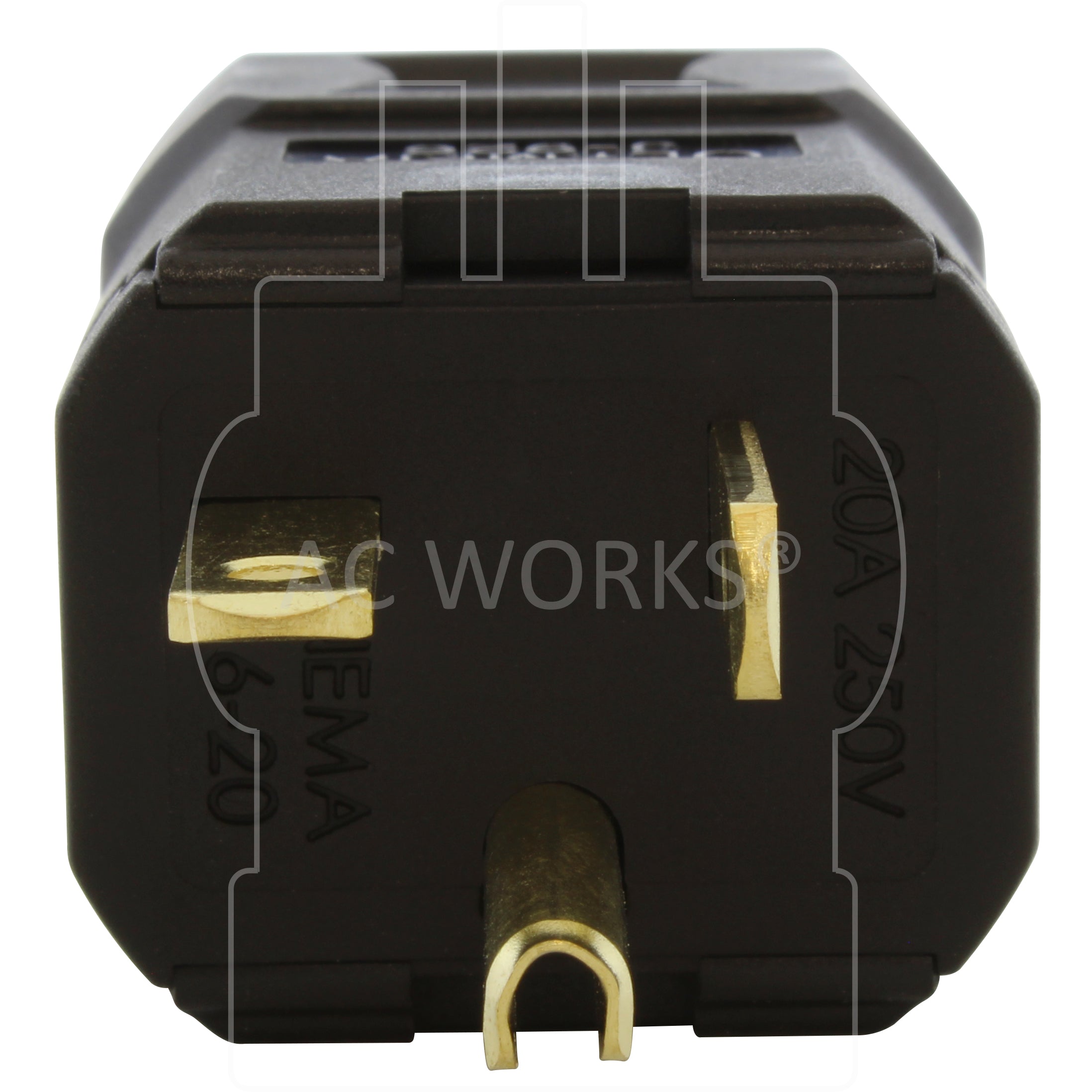 NEMA 6-20P 20A 250V T-Blade Plug