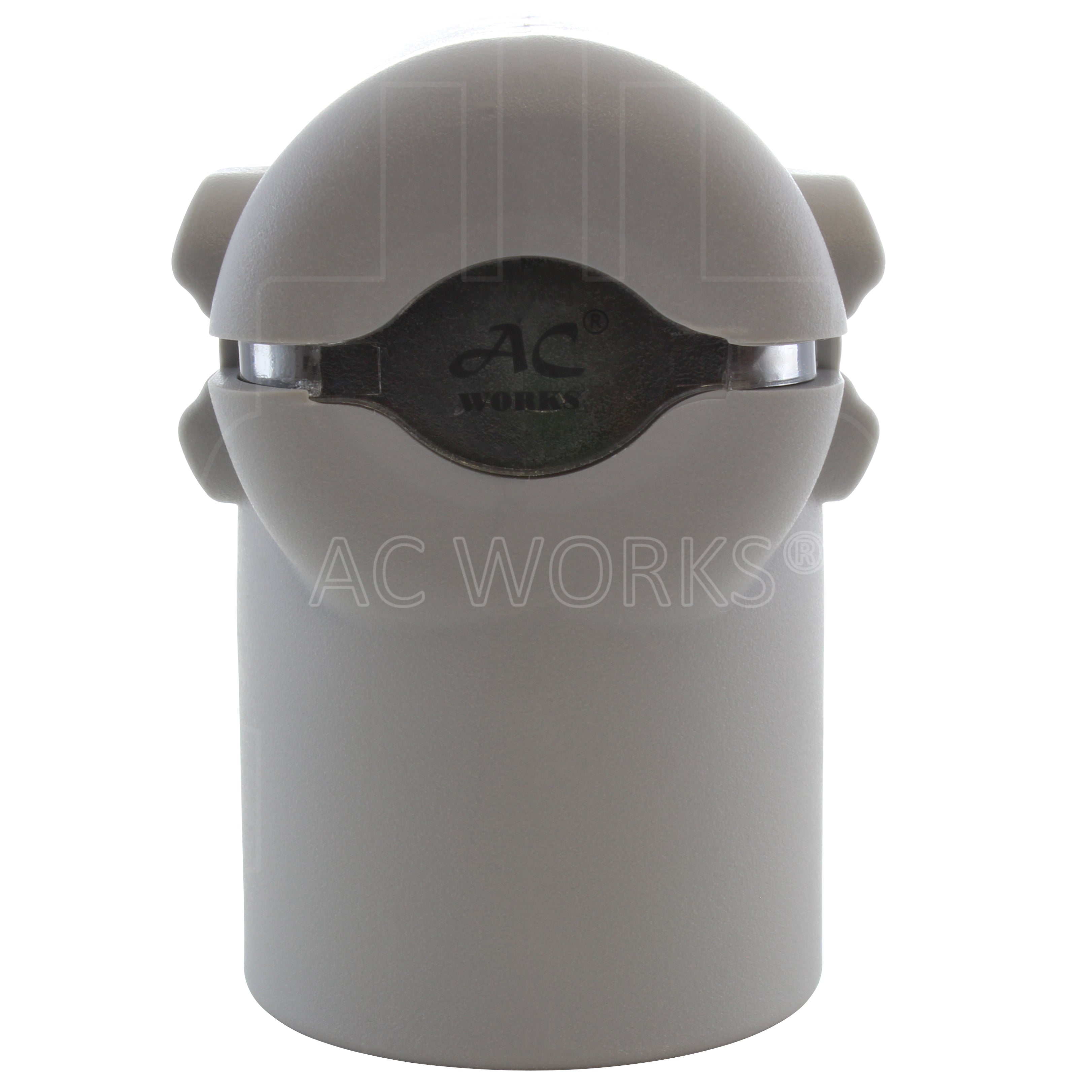 AC WORKS® adapter with power indicator light
