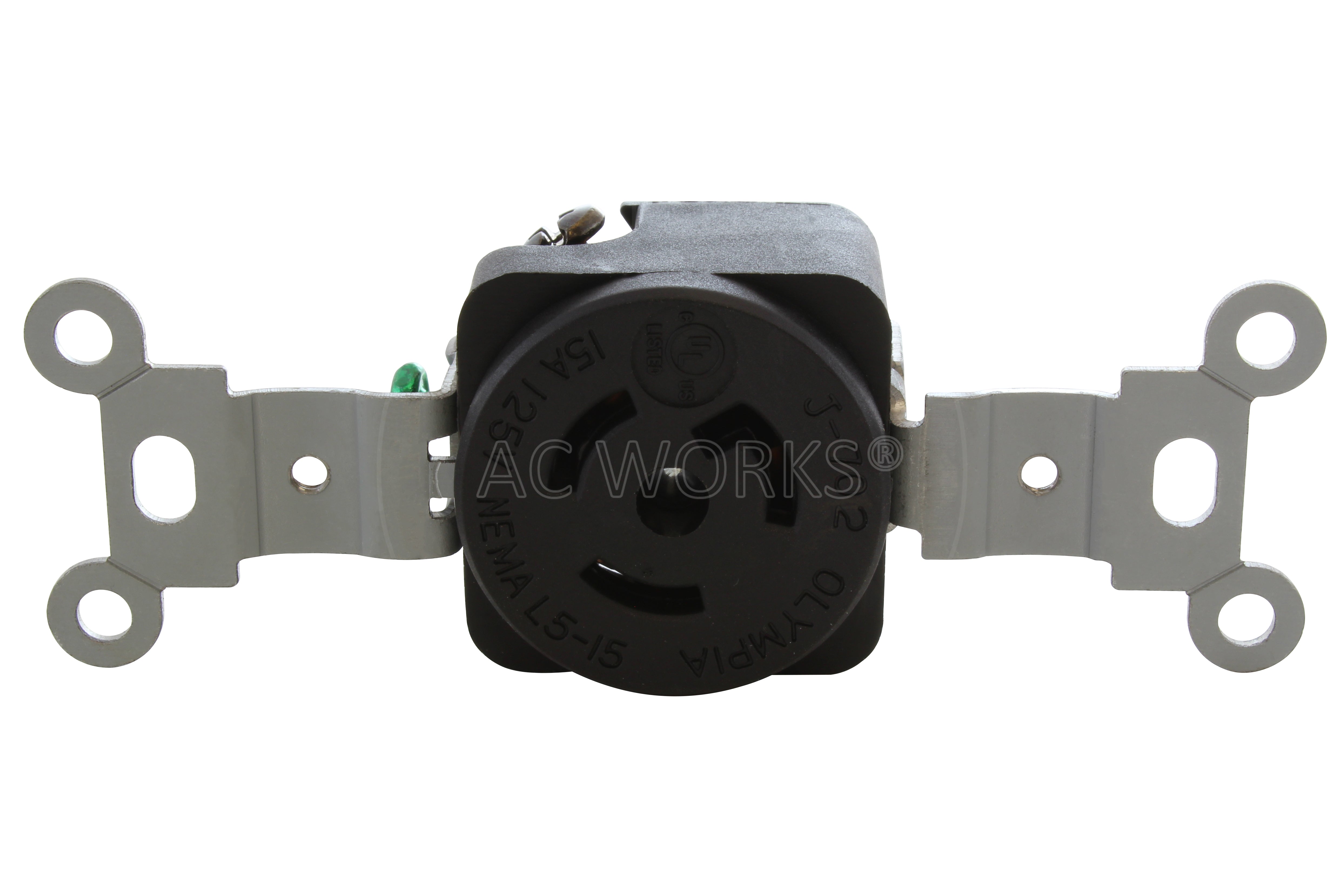 flush mount locking L5-15 outlet