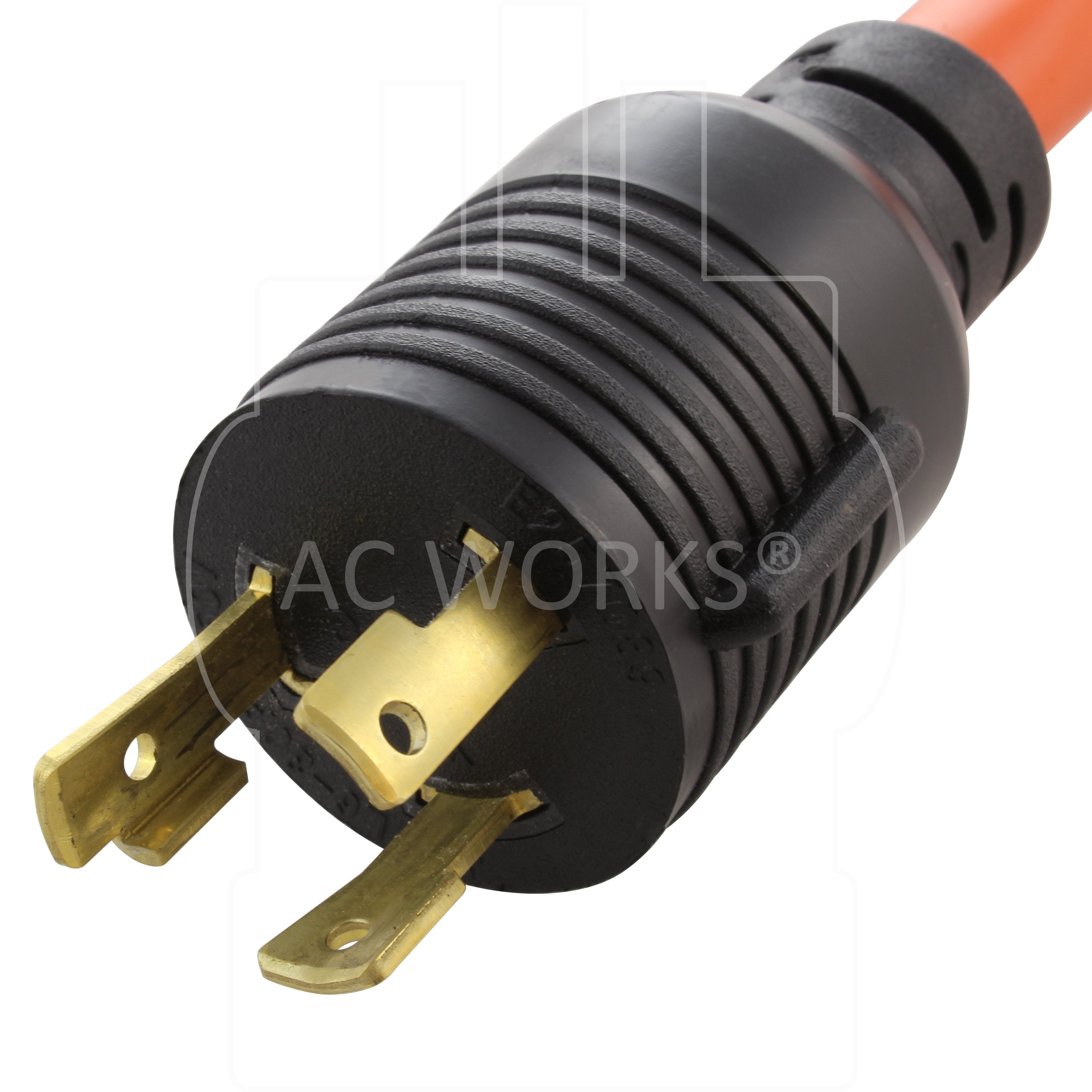 NEMA L6-30P, L630 male plug, 3-prong 30 amp 250 volt plug