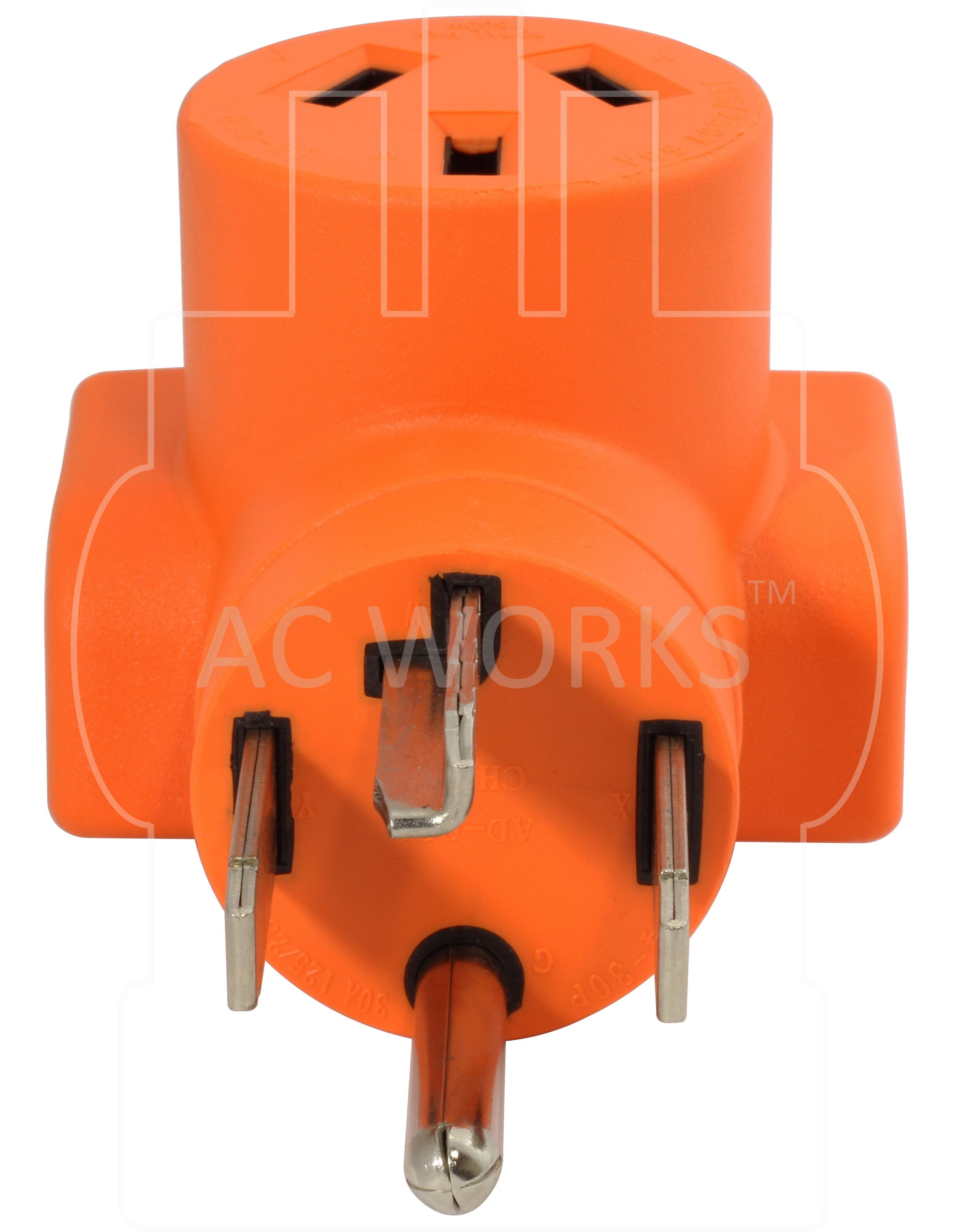 AC Works, NEMA 14-30P, 1430P, 4 prong dryer plug