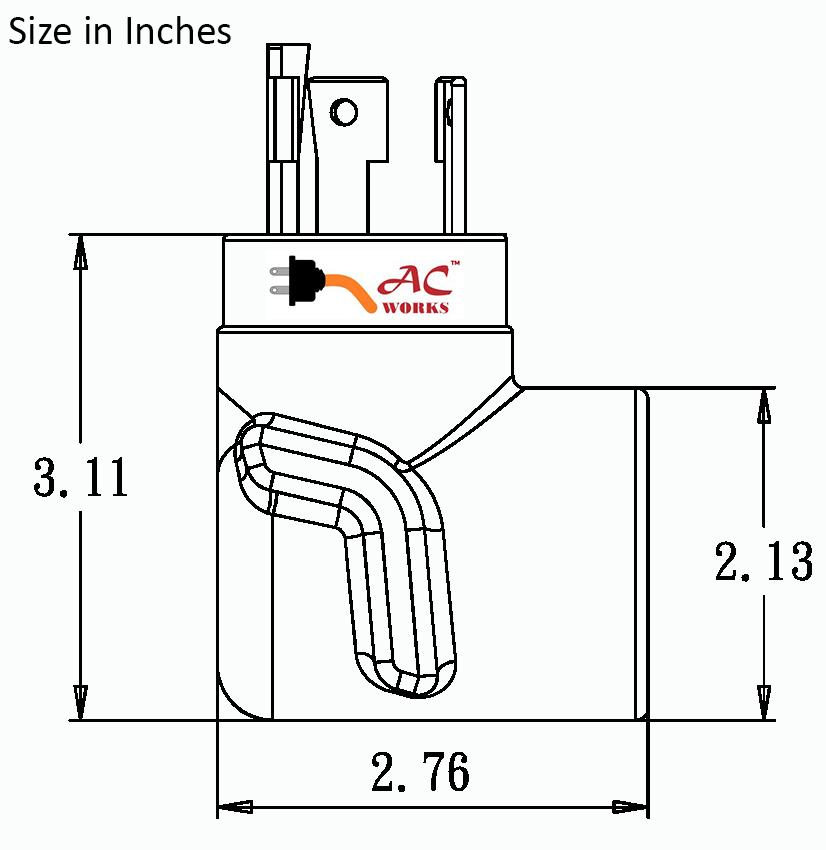 AC Connectors, AC Works, welder adapter, orange adapter, WDL630650,