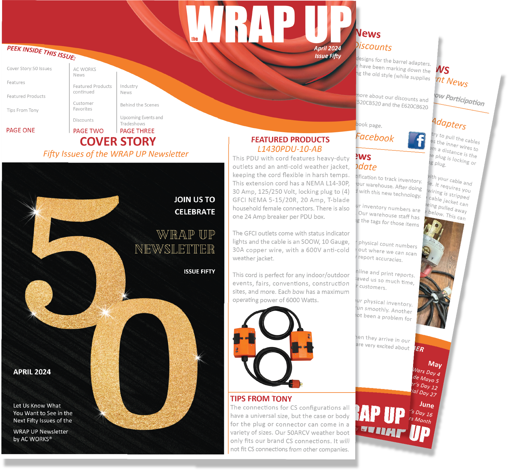 DOWNLOAD ISSUE 50 OF THE WRAP UP NEWSLETTER