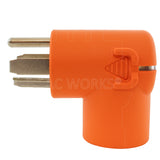 right angle orange adapter