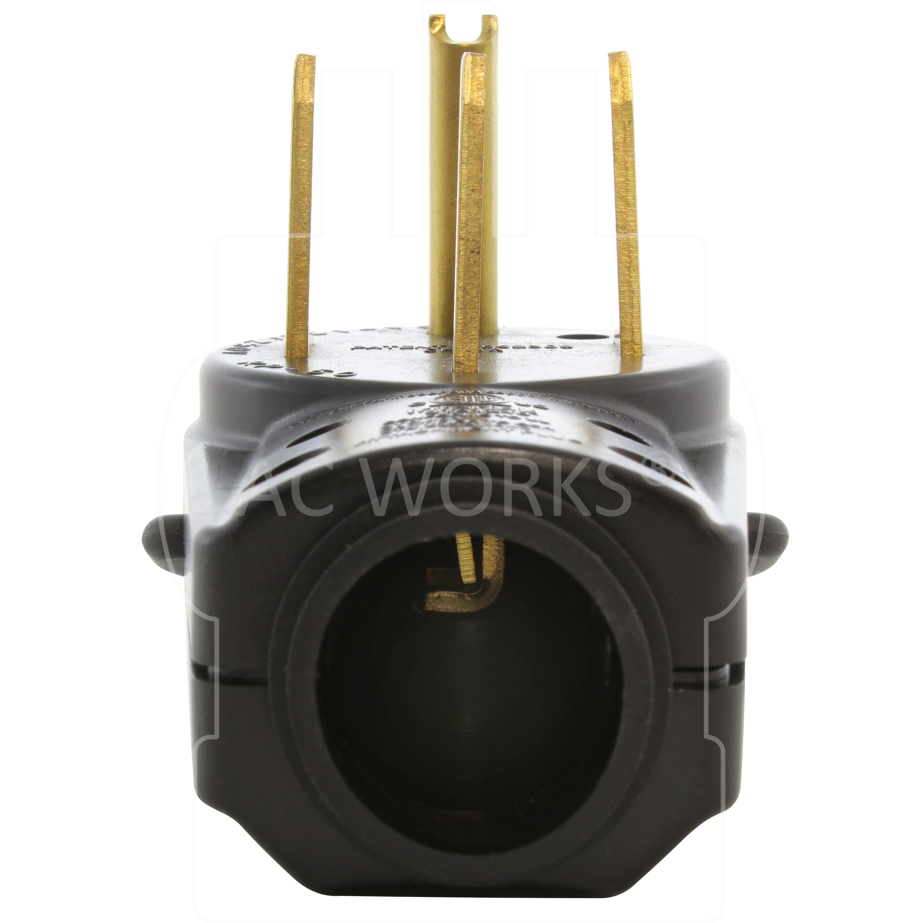 AC WORKS® [AS1450P] 50 Amp NEMA 14-50P DIY Assembly Plug