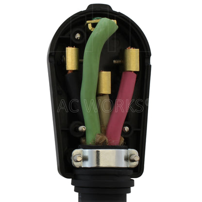 AC WORKS® [AS1450P] 50 Amp NEMA 14-50P DIY Assembly Plug