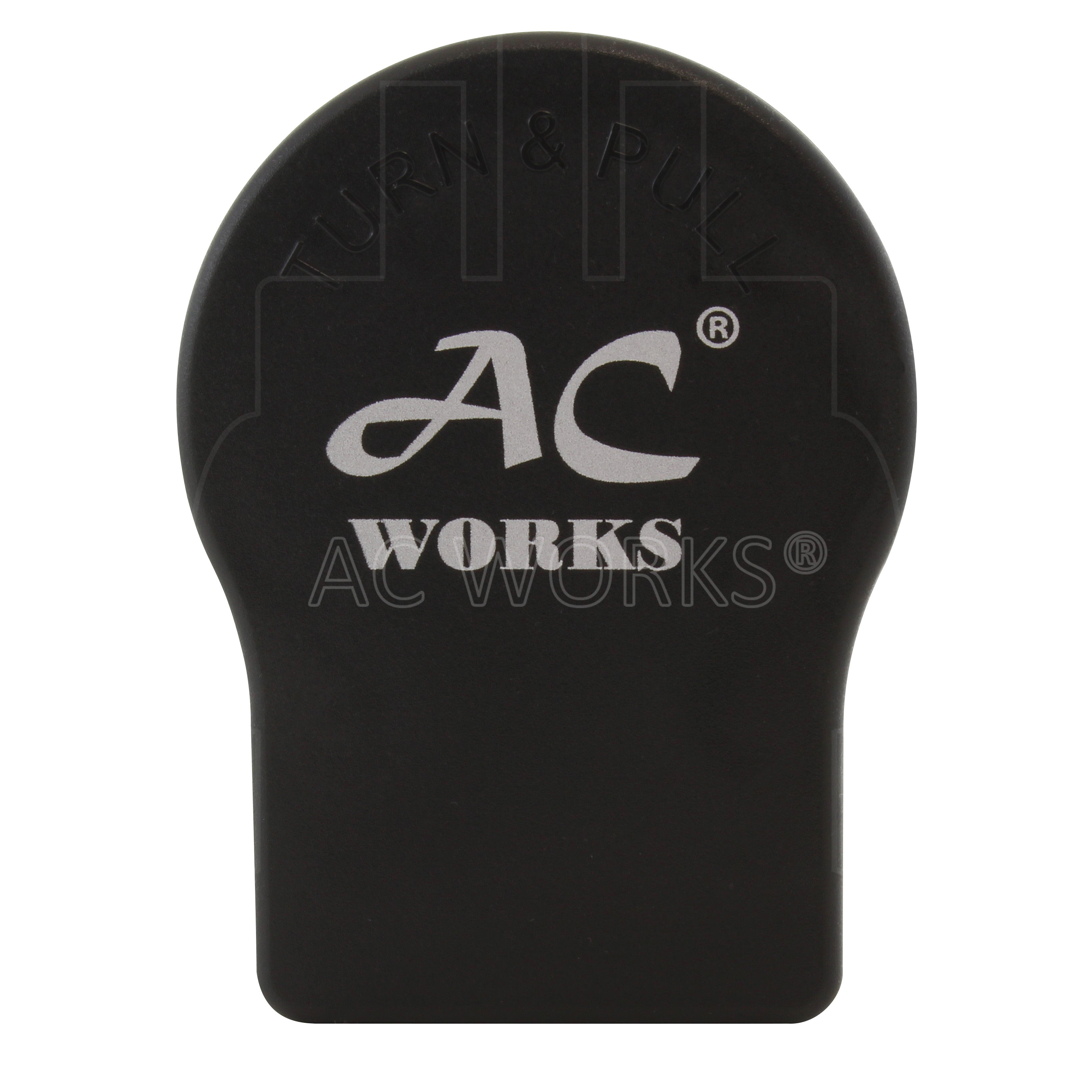 AC WORKS® [ASEL1730R] NEMA L17-30R 30A 3-Phase 600V Elbow 4-Prong Locking Female Connector with cULus Approval