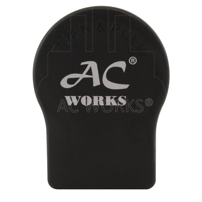 AC WORKS® [ASEL1730R] NEMA L17-30R 30A 3-Phase 600V Elbow 4-Prong Locking Female Connector with cULus Approval