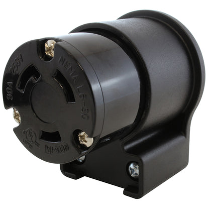 AC WORKS® [ASEL630R] NEMA L6-30R 30A 250V 3-Prong Elbow Locking Female Connector With UL, C-UL Approval