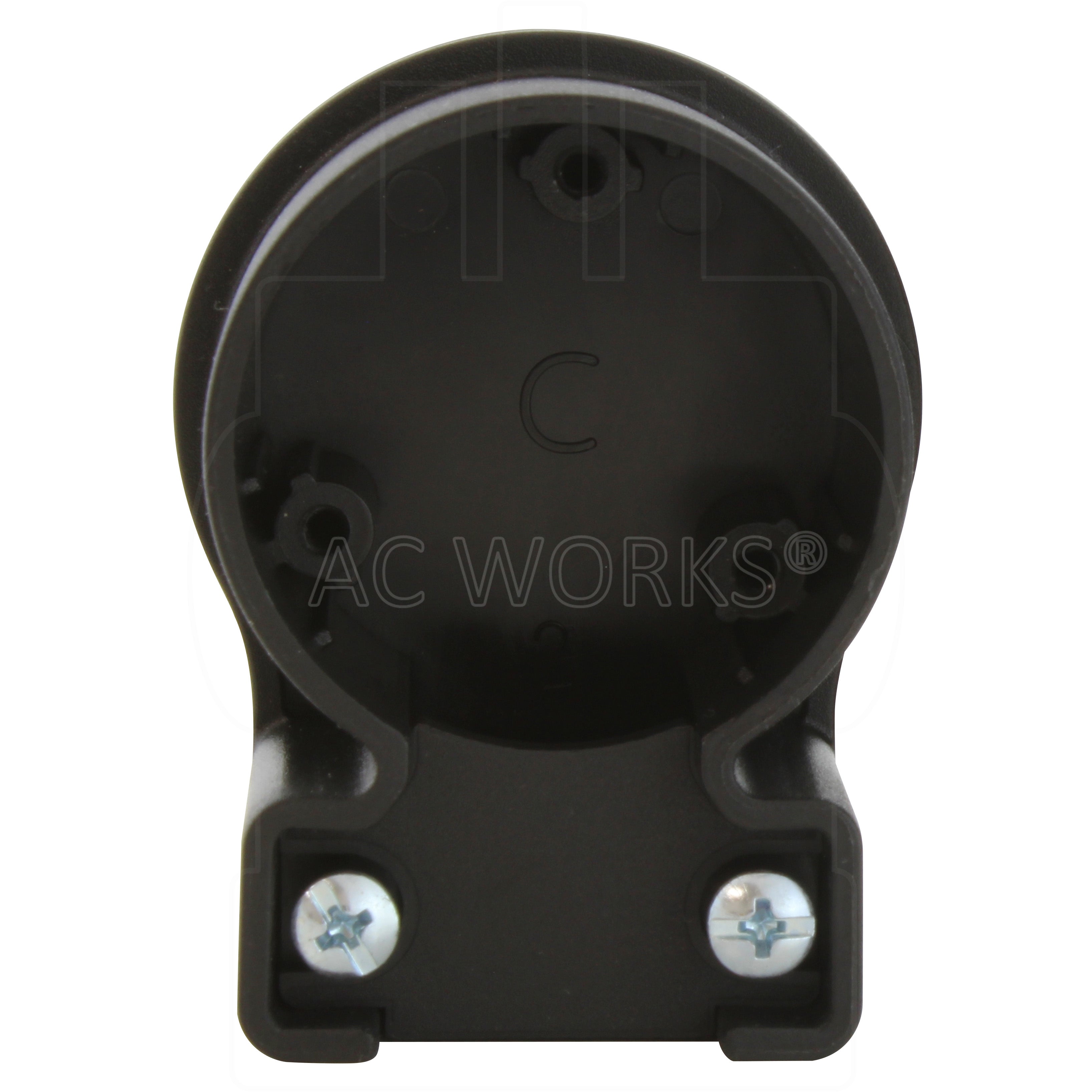 AC WORKS® [ASEL630R] NEMA L6-30R 30A 250V 3-Prong Elbow Locking Female Connector With UL, C-UL Approval