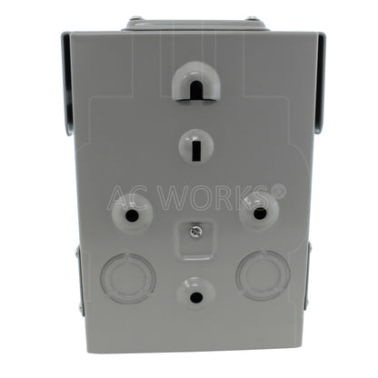 AC WORKS® [ASINSS2PBX] 50A Locking 4-Wires CS6375/ SS2-50 Heavy-Duty Transfer Switch Inlet Box