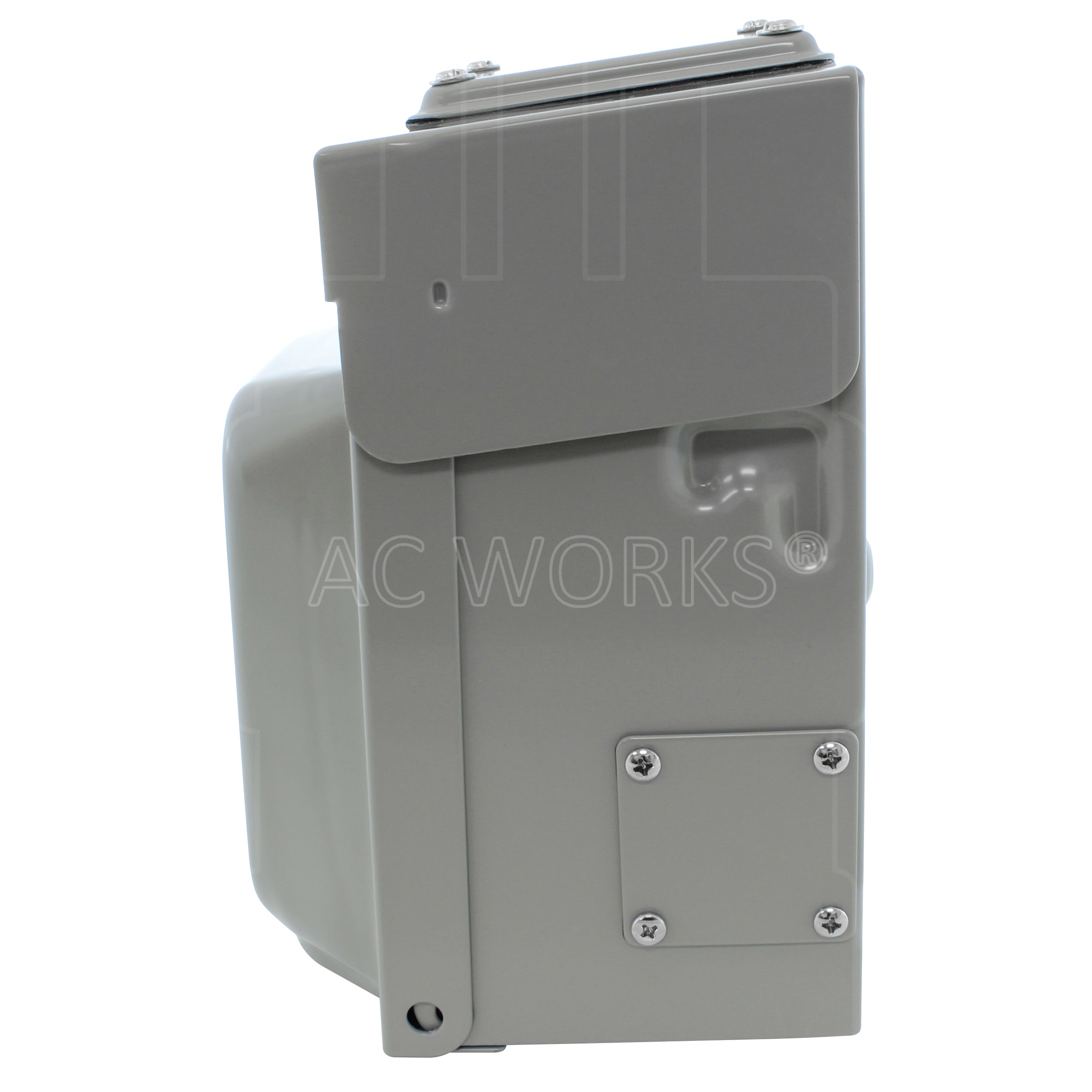 AC WORKS® [ASINSS2PBX] 50A Locking 4-Wires CS6375/ SS2-50 Heavy-Duty Transfer Switch Inlet Box