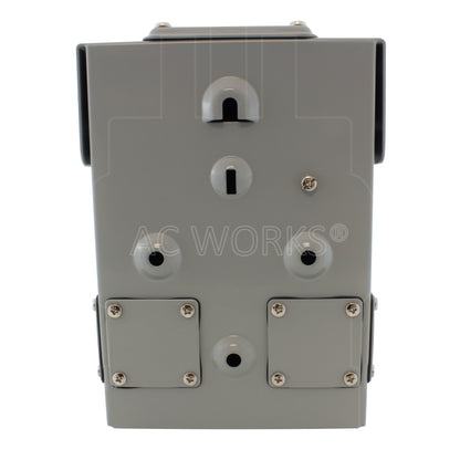 AC WORKS® [ASL530PBX] 30A Locking 3-Prong L5-30 Heavy-Duty Generator Transfer Switch Inlet Box