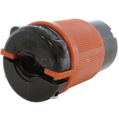 AC WORKS® [ASL1420R] NEMA L14-20R 20A 125/250V 4-Prong Locking Female Connector UL C-UL Approval