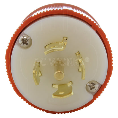 NEMA L22-20P, 20A, 277/480V, 5-prong male plug
