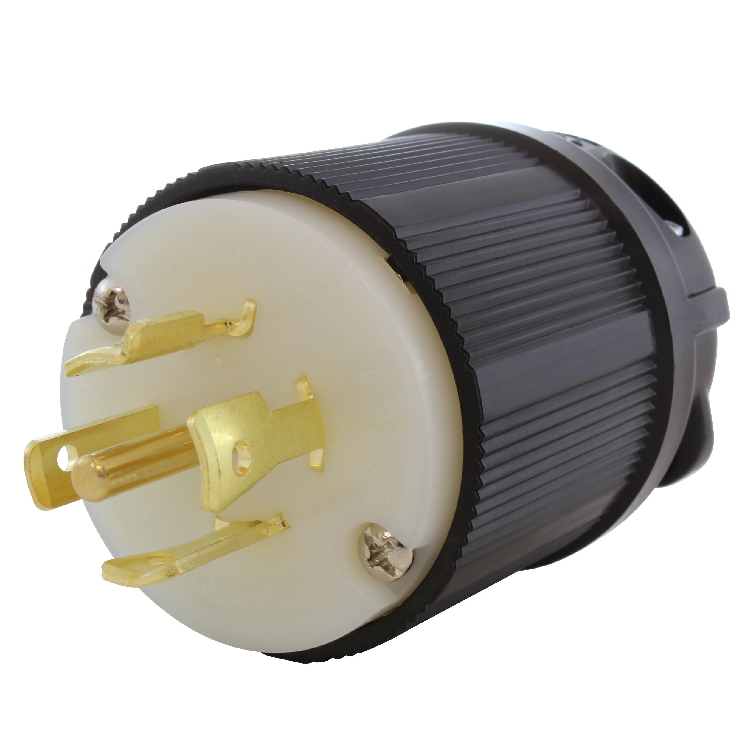 AC WORKS® [ASL2220P] NEMA L22-20P 20A 3-Phase Y 277/480V 5-Prong Locking Male Plug with UL, C-UL Approval