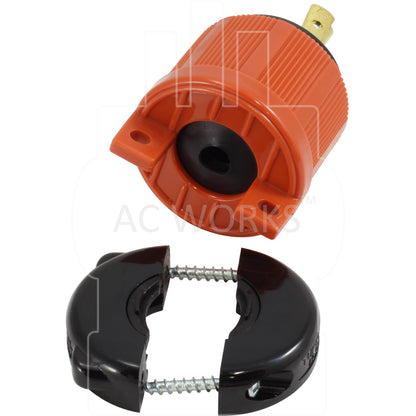 AC WORKS® [ASL720P] NEMA L7-20P 20A 277V 3-Prong Locking Male Plug with UL, C-UL Approval