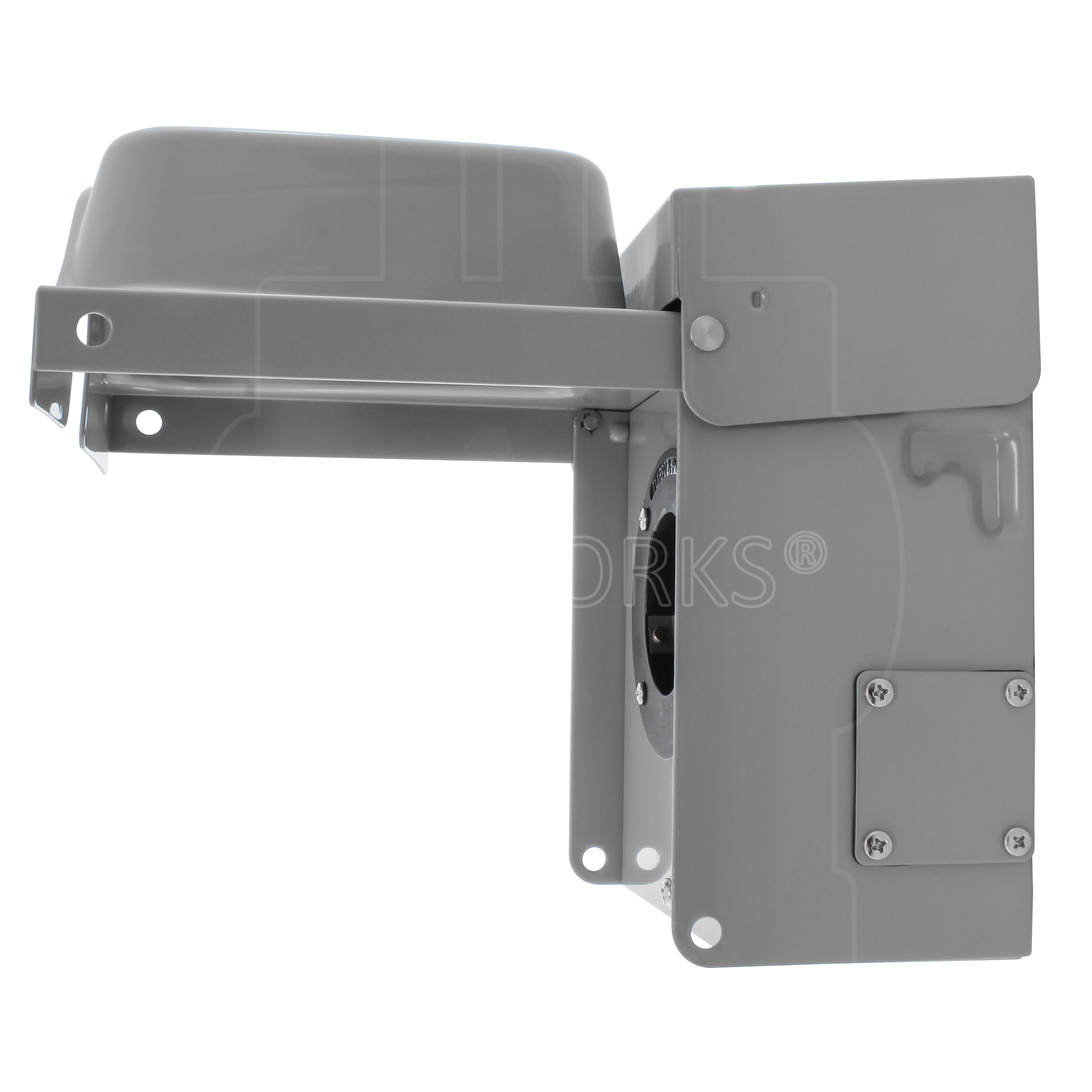 AC WORKS® [ASL530PBX] 30A Locking 3-Prong L5-30 Heavy-Duty Generator Transfer Switch Inlet Box