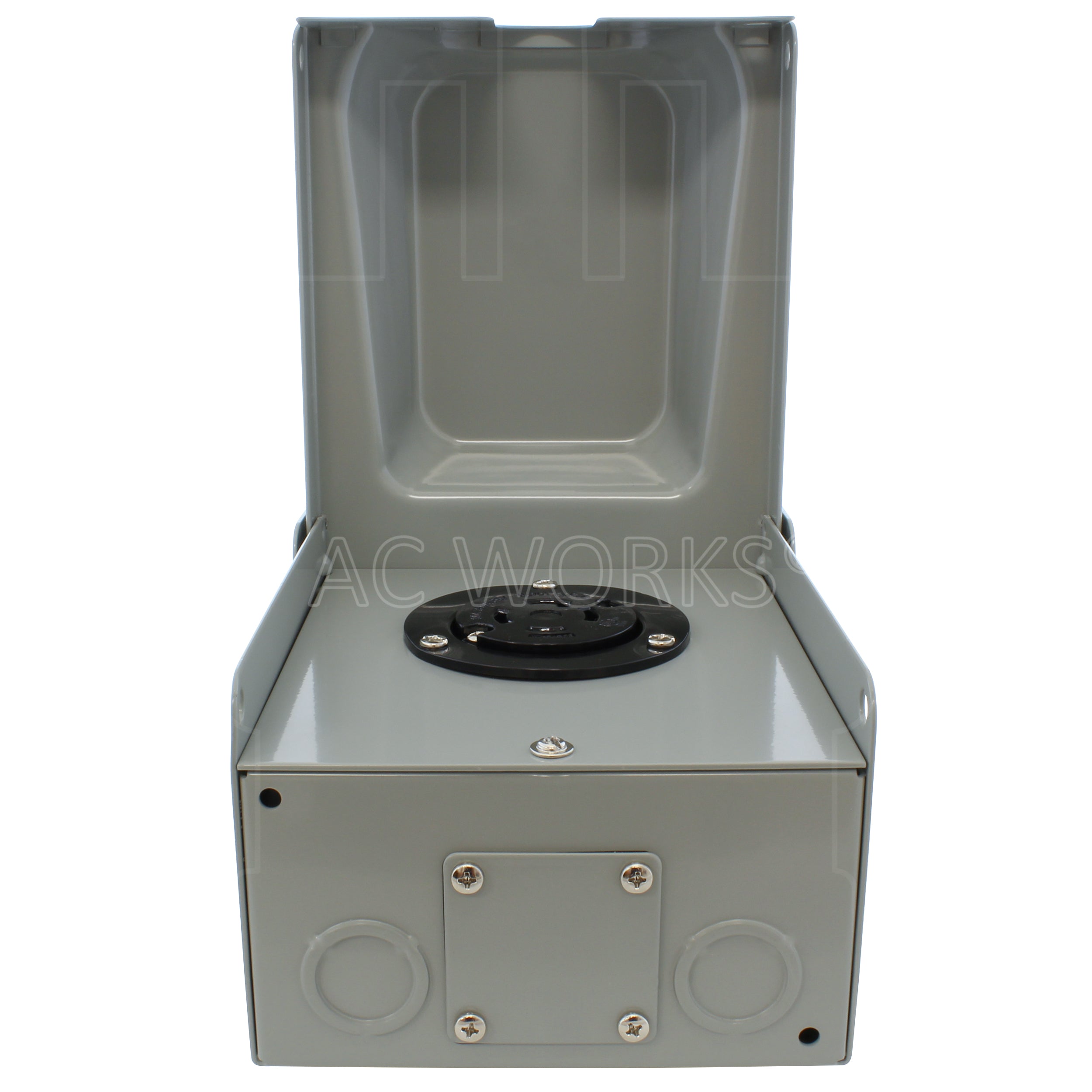 AC WORKS® [ASOUL1430BX] L14-30 30A 125/250V 4-Prong Locking Heavy-Duty Outlet Box