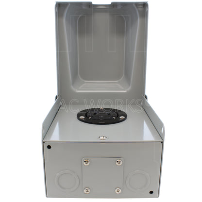 AC WORKS® [ASOUL520BX] L5-20 20A 125V 3-Prong Locking Heavy-Duty Outlet Box