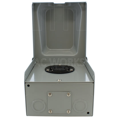 AC WORKS® [ASOUL630BX] L6-30 30A 250V 3-Prong Locking Heavy-Duty Industrial Outlet Box