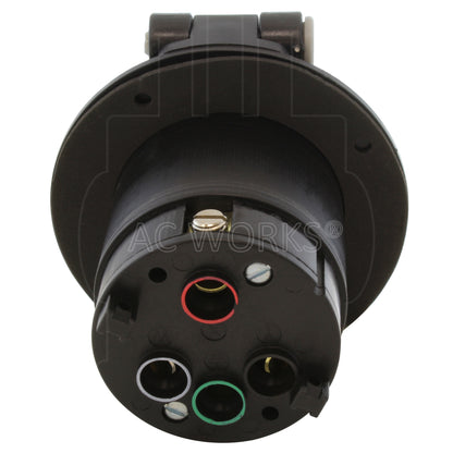 4-wire male inlet assembly