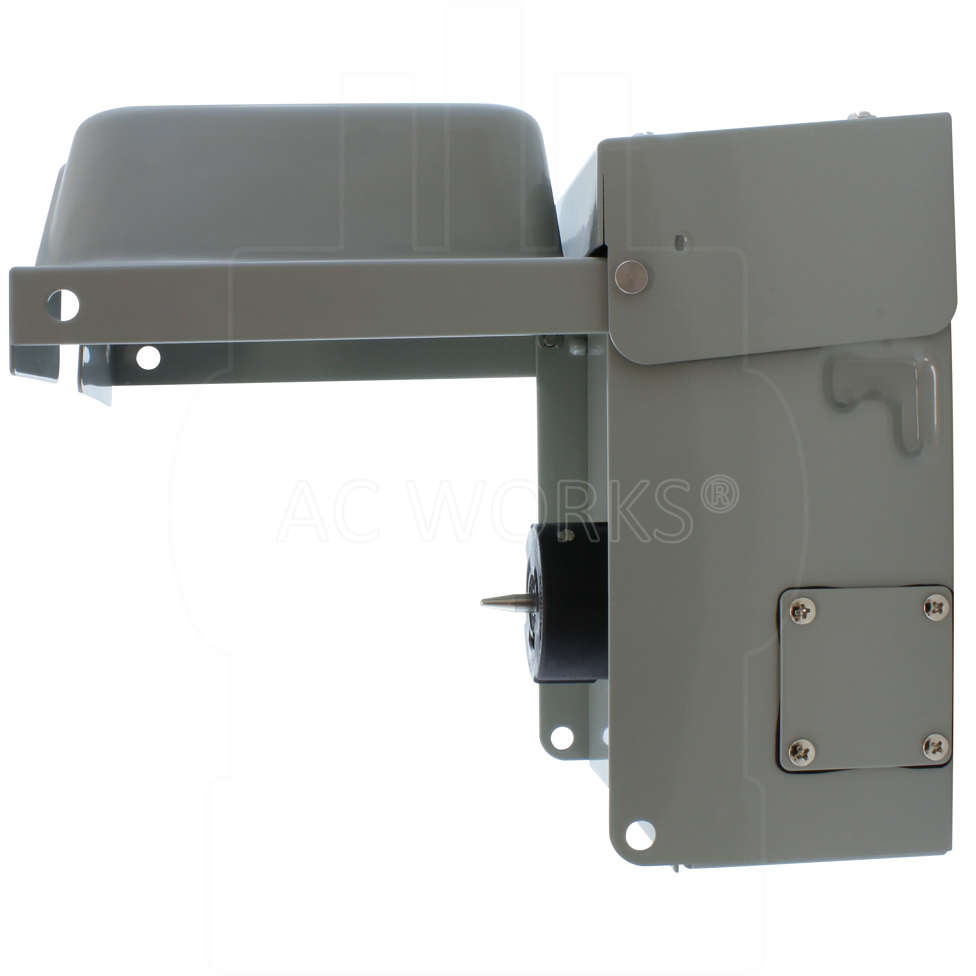 AC WORKS® [CS8169BX] CS8169 50A 3-Phase 480V 4-Prong Locking Heavy-Duty Outlet Box