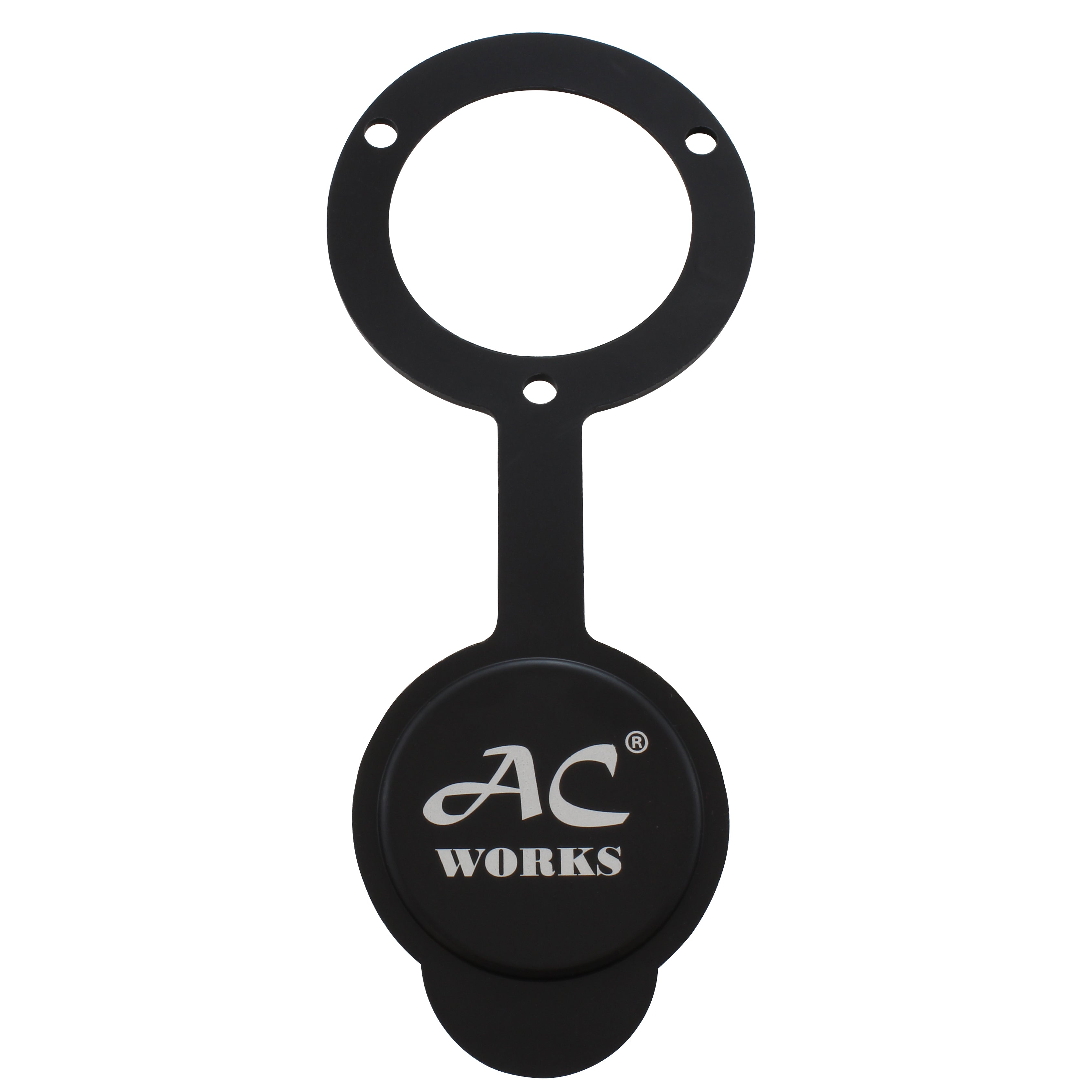 AC WORKS® [CVL3POU-FC] 3-Prong Locking Style Inlet Front Cover