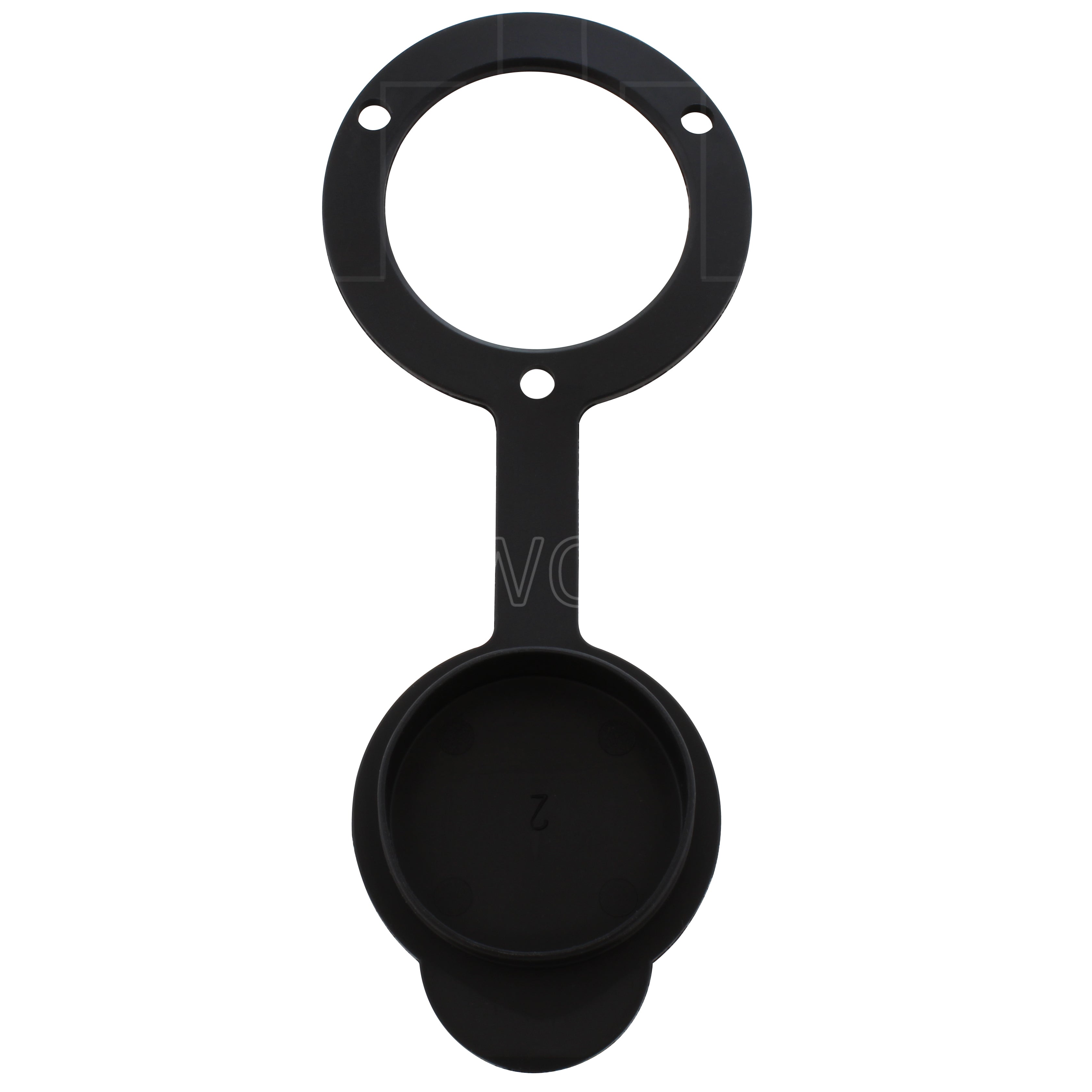 AC WORKS® [CVL3POU-FC] 3-Prong Locking Style Inlet Front Cover