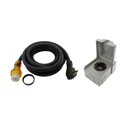 AC WORKS® [EP1450KIT] 50A Emergency Power Kit with SS2-50 Inlet Box