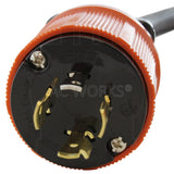 NEMA L14-20P 20A 125/250V 4-prong male plug