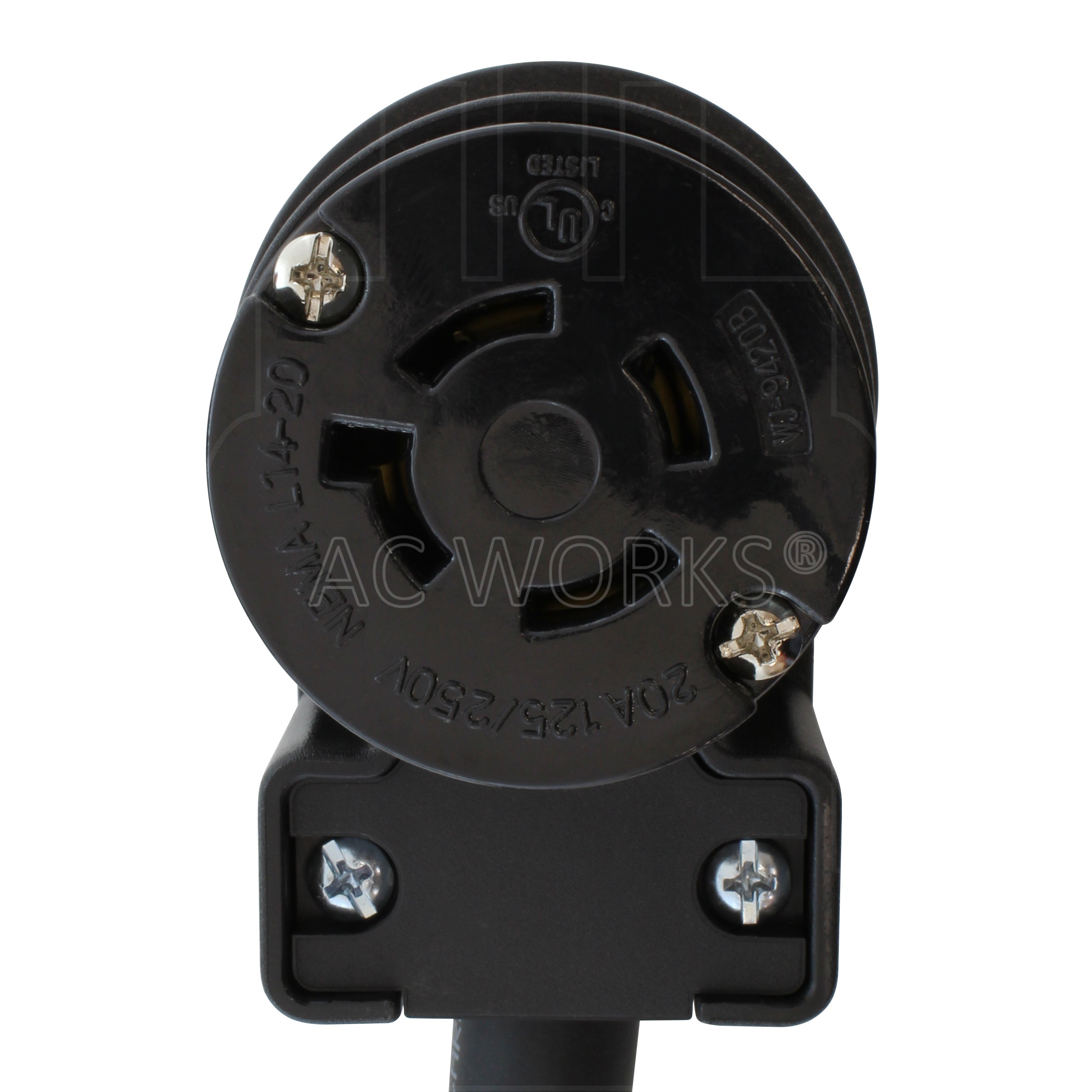 NEMA L14-20R 20A 125/250V 4-prong female connector