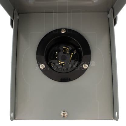 NEMA L14-20 male inlet box