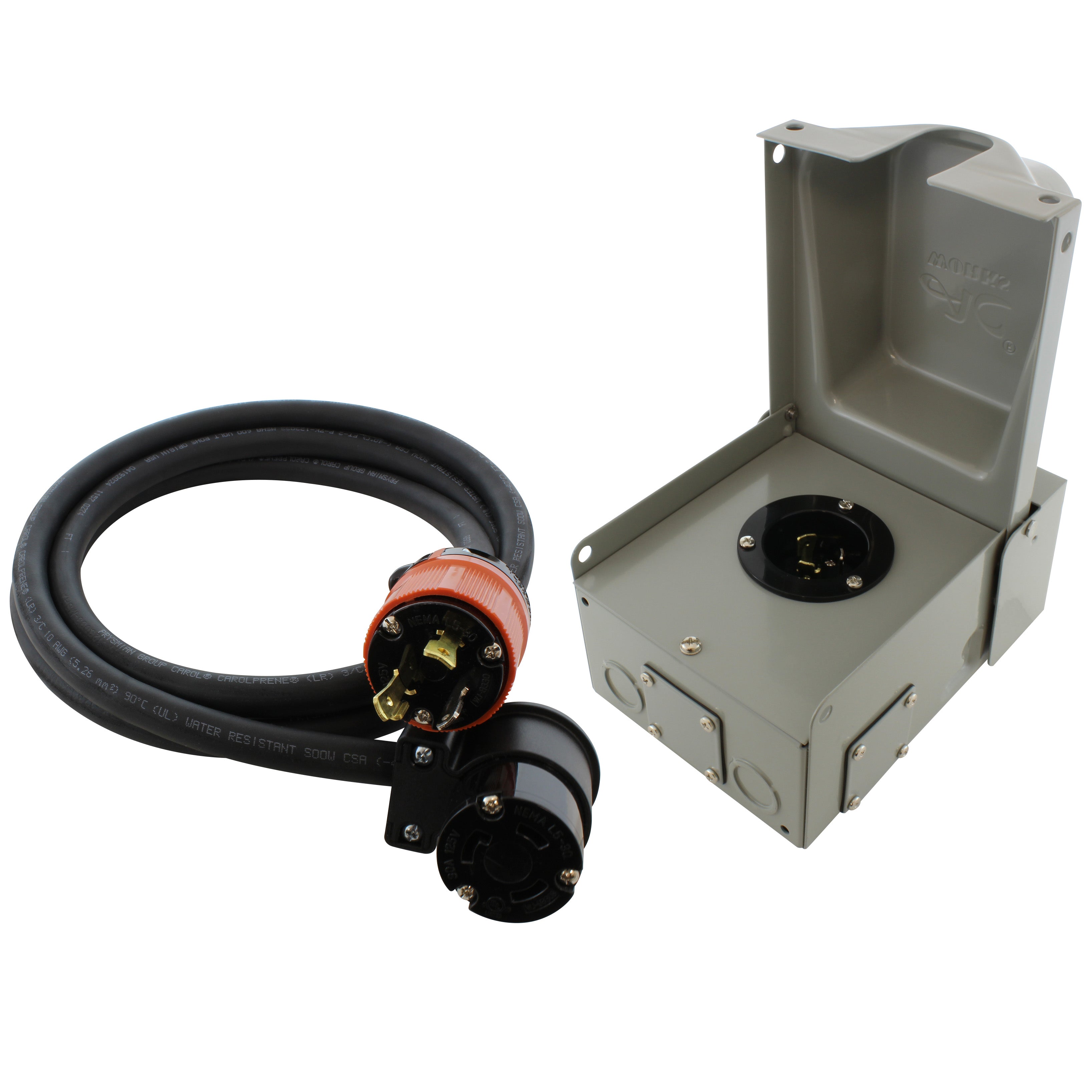AC WORKS® [EPL530KIT] Generator Emergency Power Kit with L5-30 Inlet Box