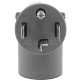 AC WORKS® [EV1430MS] EV Charging Adapter NEMA 14-30P 4-Prong Dryer Plug to Tesla EV Charging